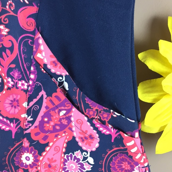 Multi colored paisley scrub top by UA size medium - Picture 3 of 4